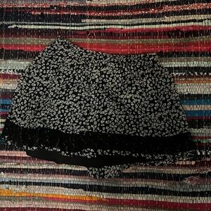 Tripp NYC Black and White Skill Mini Skirt